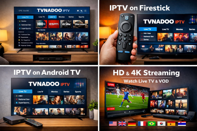 TVNADOO IPTV streaming on Smart TV